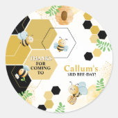 bijendag ronde sticker (Voorkant)