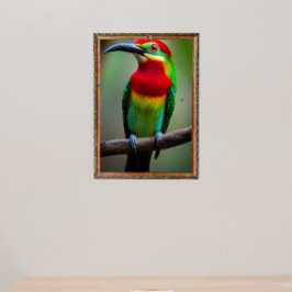 Bijeneter met rode baard poster