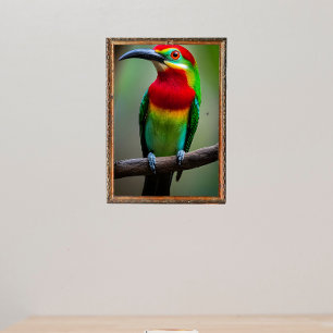 Bijeneter met rode baard poster