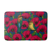 Bijeneters en papavers badmat (Voorkant)