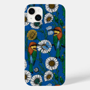 Bijeneters op blauw Case-Mate iPhone 14 plus hoesje