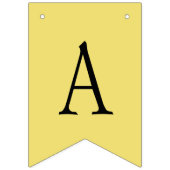 bijengeel en grijs geometrisch vlaggetjes (Derde vlag)