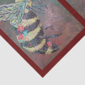 bijengelukkig schilderij tissuepapier (Detail)