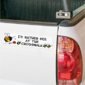 bijengrenswachter bumpersticker (Op Truck)