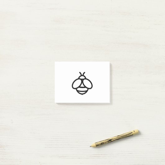 bijenhommel Schattige insect Post-it® Notes (Op bureau)
