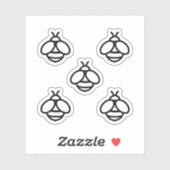 bijenhommel sticker (Vel)