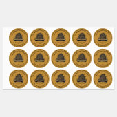 Bijenhoning Pot Imkerij Label | Engelse Honing (Vel)