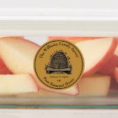 Bijenhoning Pot Imkerij Label | Engelse Honing (Aangebracht)