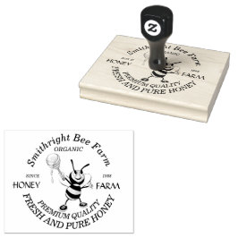 Bijenhoningkweker Speciaal Rubberstempel
