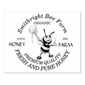 Bijenhoningkweker Speciaal Rubberstempel Rubberstempel (Afrduk)