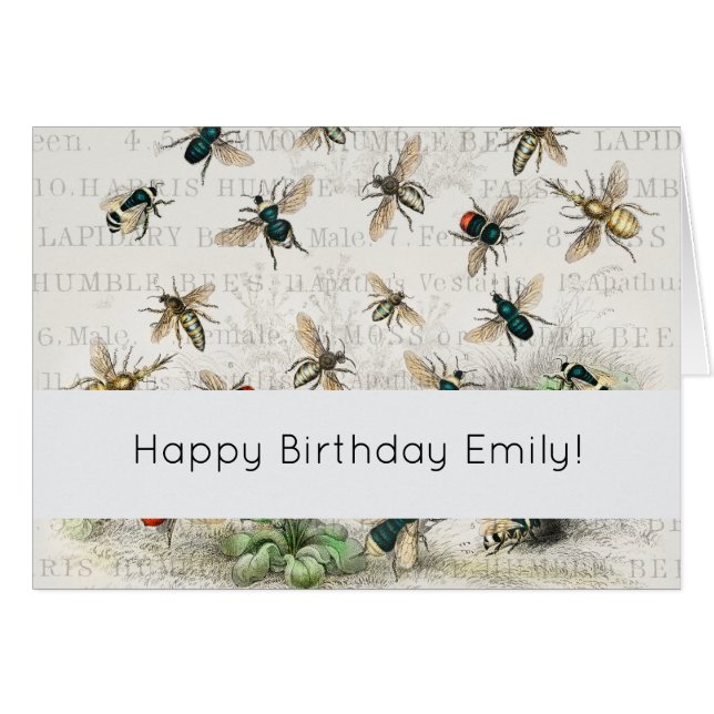 Bijenhoningwerker Queen Bees Antiek (Voorkant Horizontaal)