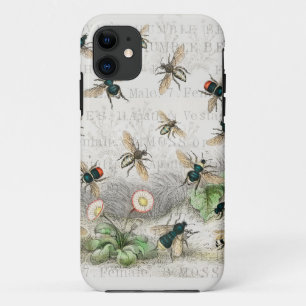 Bijenhoningwerker Queen Bees Antiek iPhone 11 Hoesje