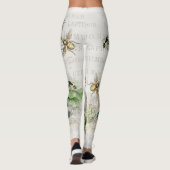 Bijenhoningwerker Queen Bees Antiek Leggings (Achterkant)