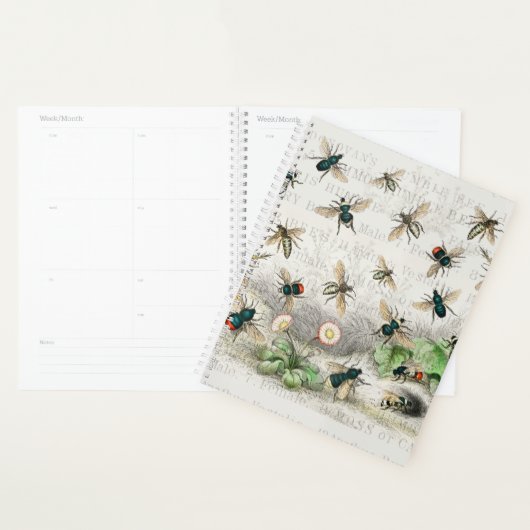 Bijenhoningwerker Queen Bees Antiek Planner (Display)