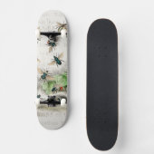 Bijenhoningwerker Queen Bees Antiek Skateboard (Voorkant)
