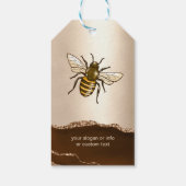Bijenhouder Apiarist Bijen Boerderij Honingbijen H Cadeaulabel (Achterkant)