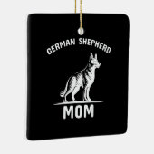 Bijenhouder Art German Shepherd mama Keramisch Ornament (Rechts)