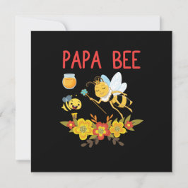 Bijenhouder Art Papa Bee 2 Feestdagenkaart