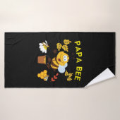 Bijenhouder Art Papa Bee Badhanddoek (Badhanddoek)