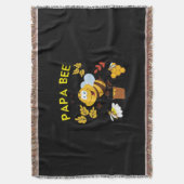 Bijenhouder Art Papa Bee Deken (Voorkant Verticaal)