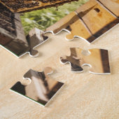 Bijenhouder en bijenkorf puzzel (Zijkant)