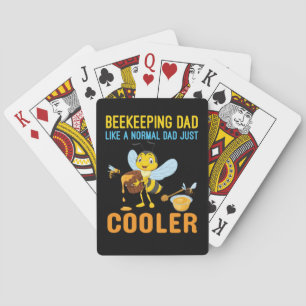 Bijenhouder Kunstbijen houden papa Pokerkaarten