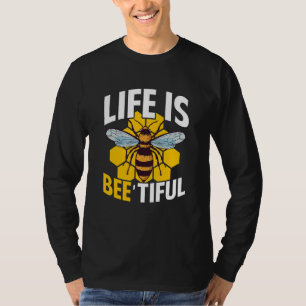 Bijenhouderij Bijenkorf Honingraat Bijenmilieu T-shirt