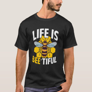 Bijenhouderij Bijenkorf Honingraat Bijenmilieu T-shirt