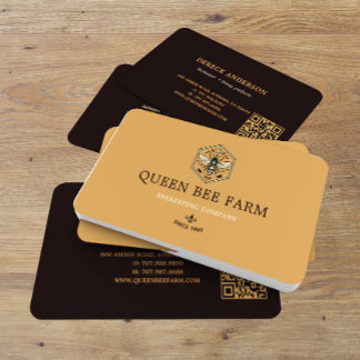 Bijenhouderij Imkerij Honing Logo Ontwerp Visitekaartje