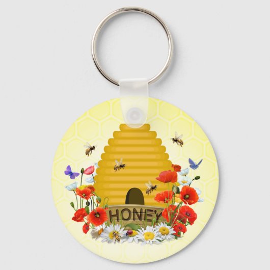 Bijenhouderij Sleutelhanger (Voorkant)