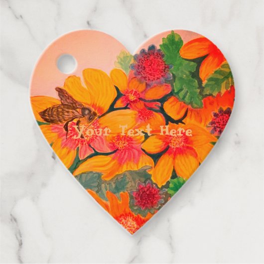 Bijenhuwelijk Bedankjes Labels (Voorkant)