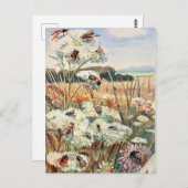  bijenillustratie briefkaart (Voorkant / Achterkant)