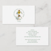 bijenimker visitekaartje (Voorkant / Achterkant)