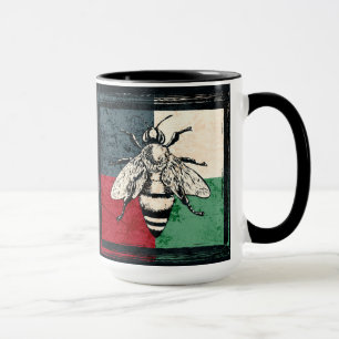 Bijeninsect Kleurrijke Illustratie Mok