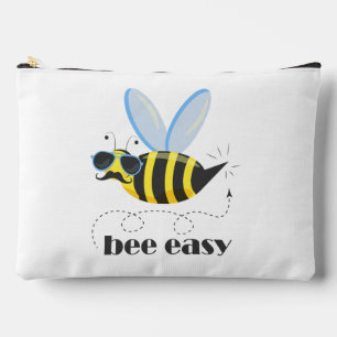 Bijenkarakter met snor zonnebril Bee Easy Etui