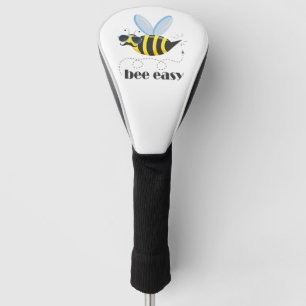 Bijenkarakter met snor zonnebril Bee Easy Golfheadcover