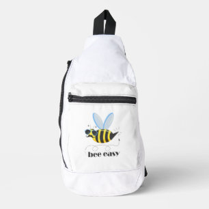 Bijenkarakter met snor zonnebril Bee Easy Sling Bag