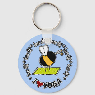 bijenkast - yoga - sleutelhanger