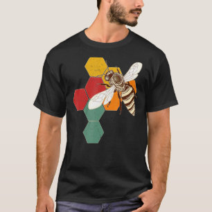 bijenkoningin honingbijenteelt t-shirt