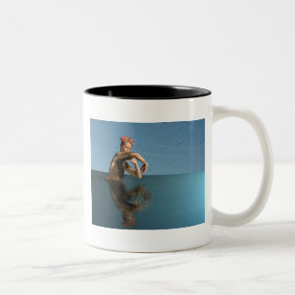 bijenkop tweekleurige koffiemok