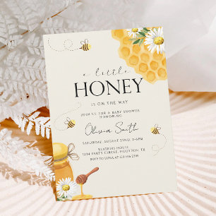 Bijenkorf Baby Shower Uitnodiging Geslacht Neutraa