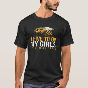 Bijenkorf bijenteelt bijenfluisteraar imker t-shirt