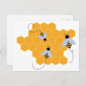 bijenkorf briefkaart (Voorkant / Achterkant)