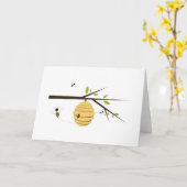 bijenkorf kaart (Gele Bloem)