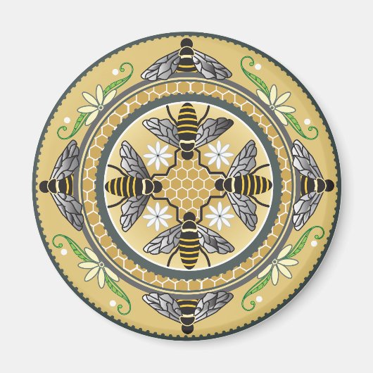 Bijenkorf magneet (Voorkant)