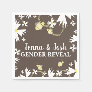  bijenkorrels botanische gele maaltijd servet