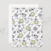 Bijenkorstingpatroon Notitiekaartje (Voorkant / Achterkant)