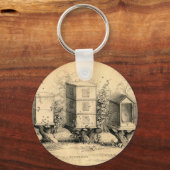  bijenkorven bijenkorven sleutelhanger (Voorkant)