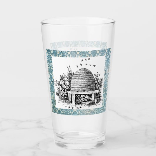   bijenkorven en Damask Glas (Voorkant)