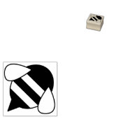 Bijenkuffelkast van bijen 	rubberstempel (Gestempeld)